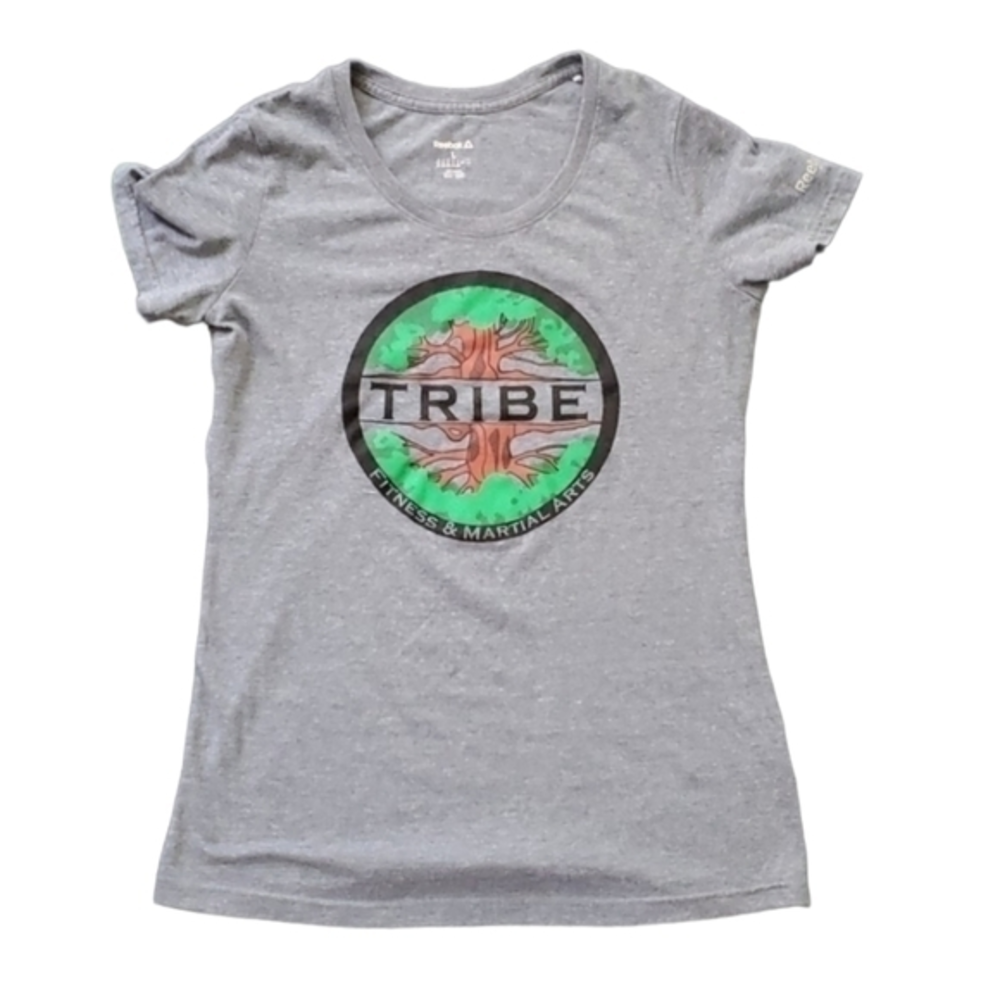 Reebok Women'sโ Gray Tree of Life T-shirt Large